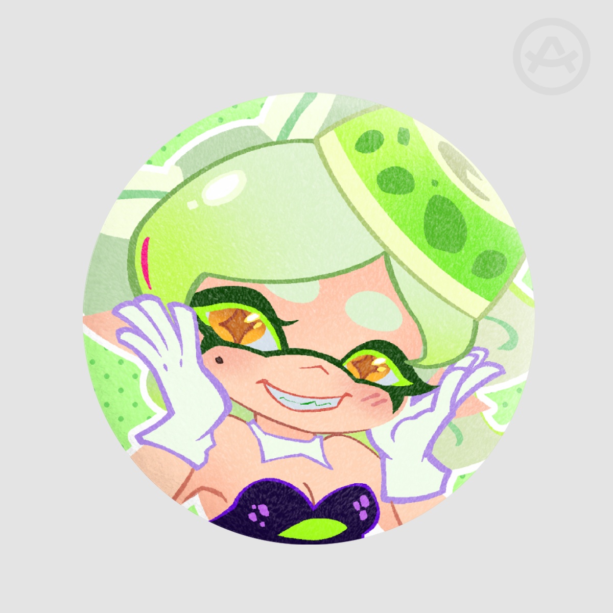 Marie Splatoon Plush Badge