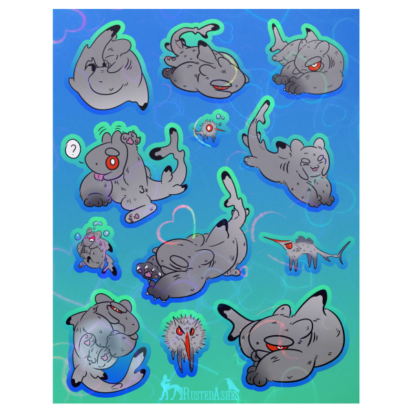 Stickers Sheet ThornShark