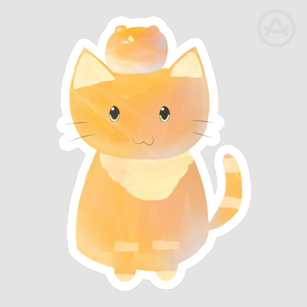 Cat sticker