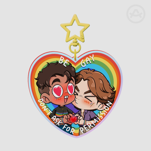 Rainbow Jayvik keychain