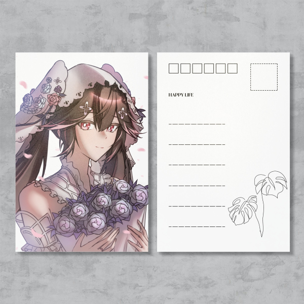 Punishing: Gray Raven • Lucia: Pyroath (Love's Dawn) Postcard