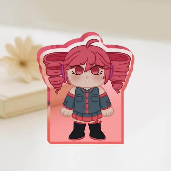 Chibi Kasane Teto Chunky Acrylic Standee