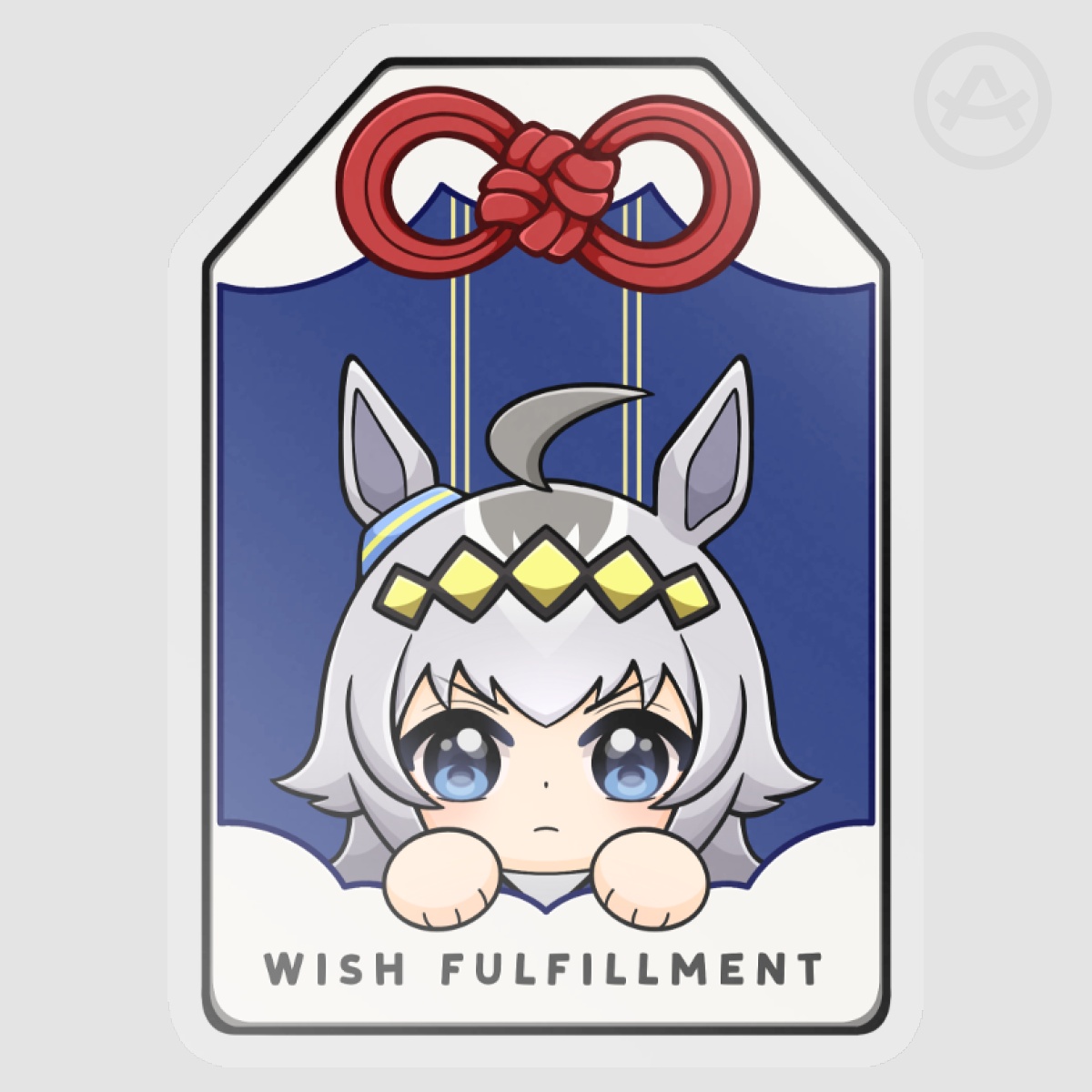 Oguri Cap (Wish Fulfillment) PET Vinyl Die Cut Stickers