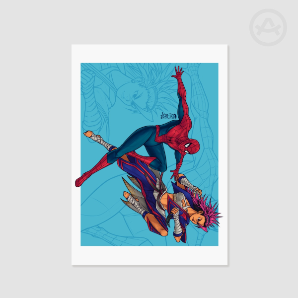 SPIDER-MAN x YASMINE A4 Print