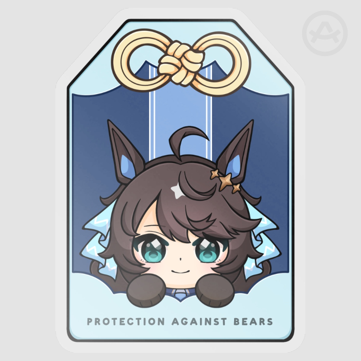 Daring Tact (Protection Against Bears) PET Vinyl Die Cut Stickers