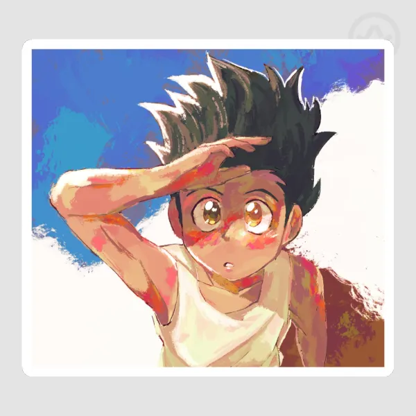Gon Illustration Sticker