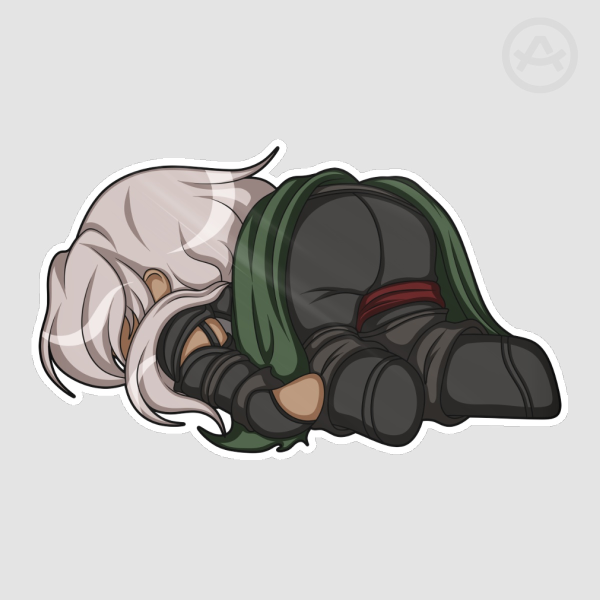 Knockout! Thancred Die Cut Stickers