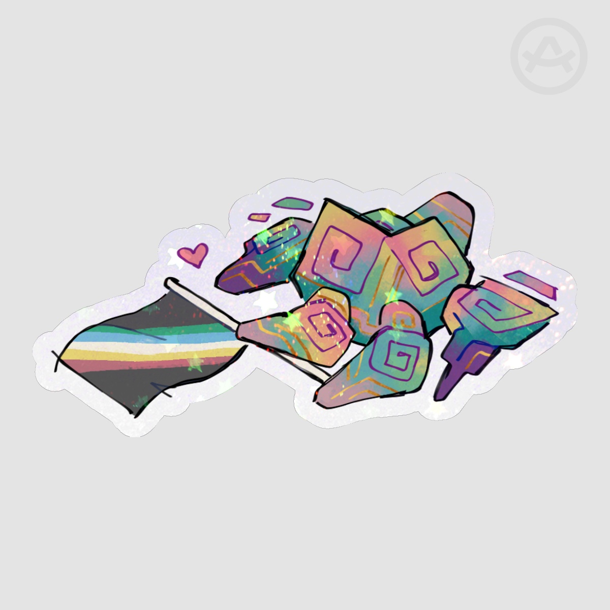 Prism Disability Pride Flag | Sticker