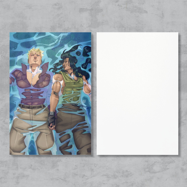 Crystal Cyan Waters [Laxeel] Postcard