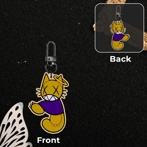 Animalistic Odette Wooden Keychain
