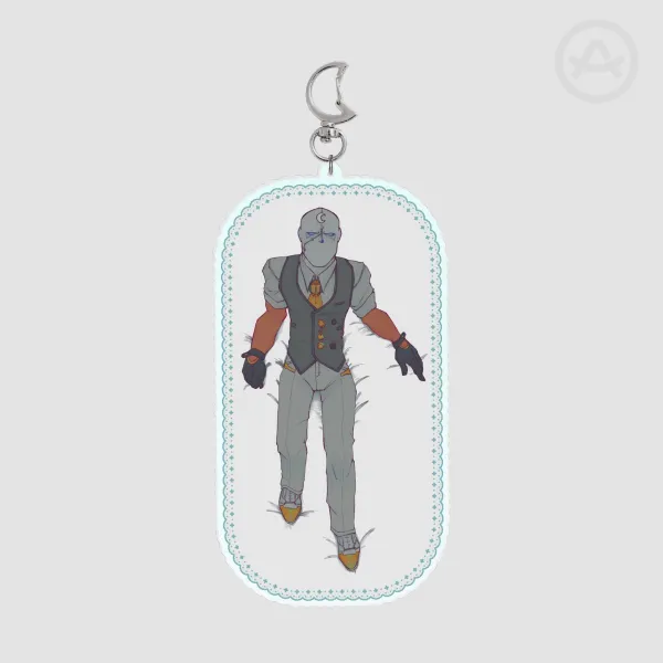 Moon Knight body pillow keychain
