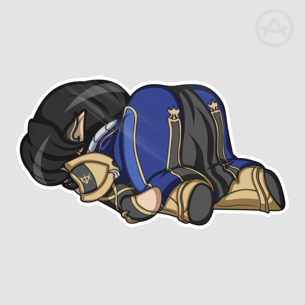 Knockout! Aymeric Die Cut Stickers