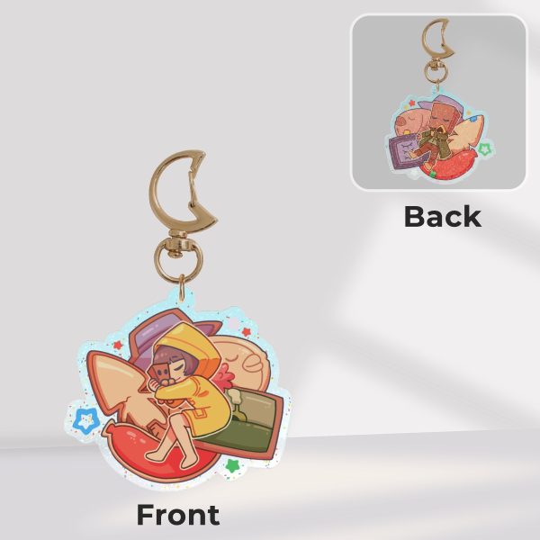 Off To Dreamland Double Sided Keychains (Little Nightmares)