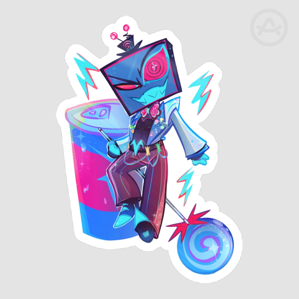 Candy Vox Sticker (Hazbin Hotel)