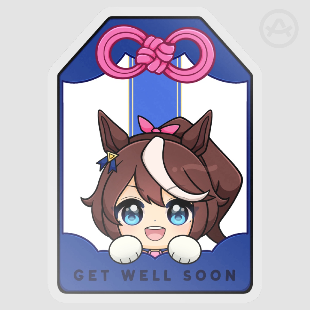 Tokai Teio (Get Well Soon) PET Vinyl Die Cut Stickers