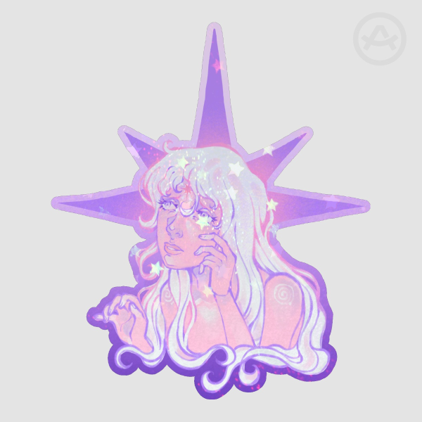 The Last unicorn star sticker