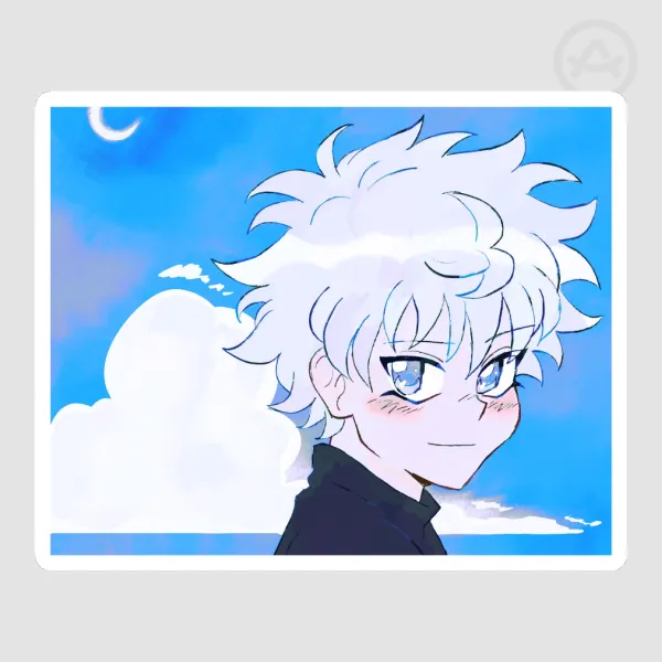 Killua Moon Sticker