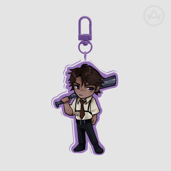 Limbus Company Heathcliff Clear Acrylic Keychains
