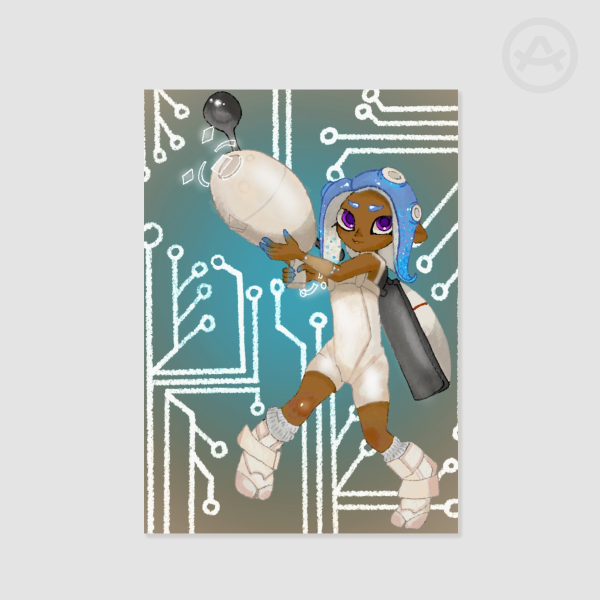 Splatoon agent 8 side order poster
