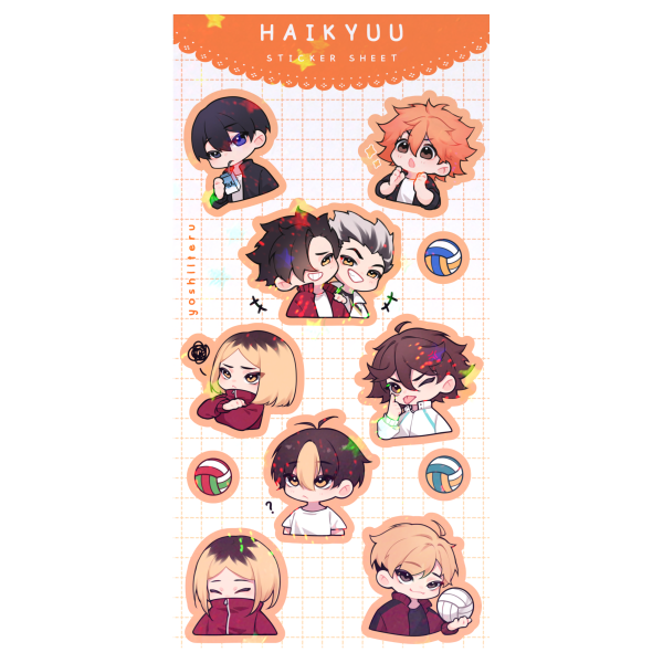 Haikyuu | Sticker Sheet