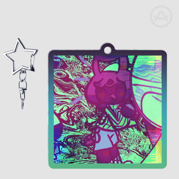 Antic Lenticular Acrylic Pendant