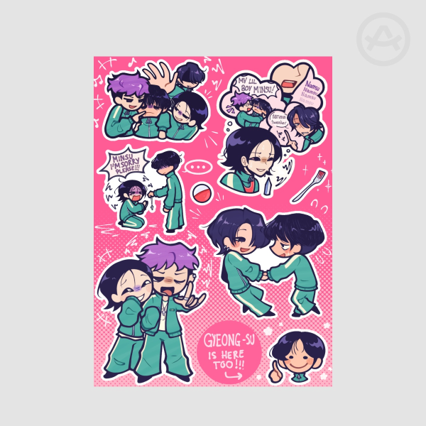 Team Thanos sticker sheet