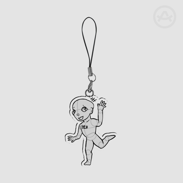 Chibi YCH (Your Character Here) Keychain / Phonecharm