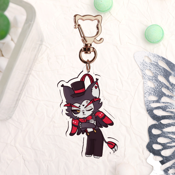 Husk Clear Acrylic Keychains