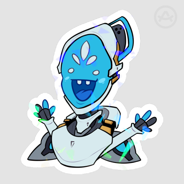 Whimsy Echo Broken Glass Sticker