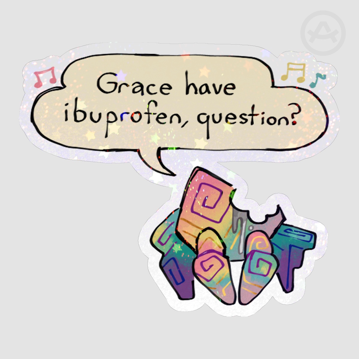 Prism Ibuprofen | Sticker