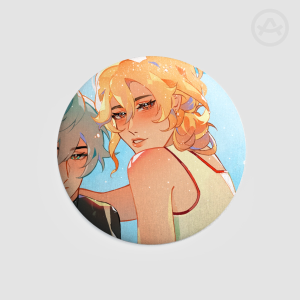 Haikaveh Surfer x Lifeguard 🌊🛟Round Badge - Kaveh
