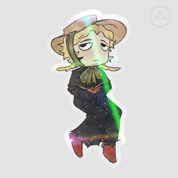 Sunhat Vittorino Holographic Sticker