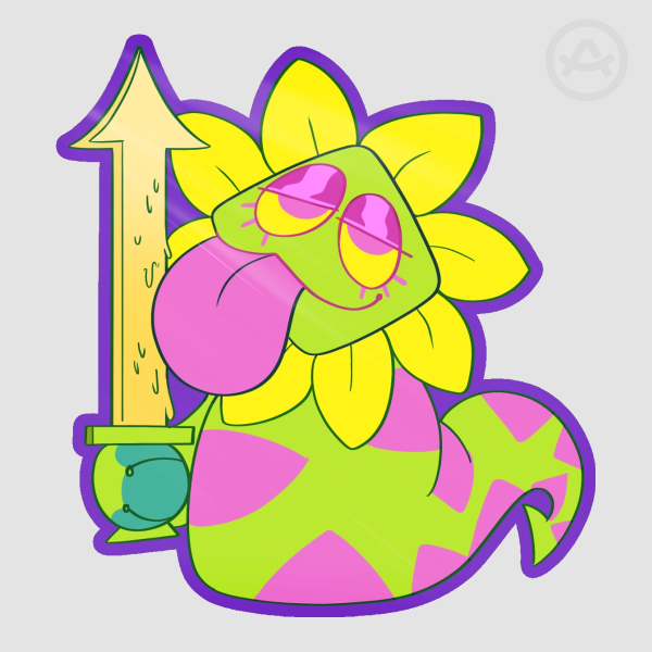 Butter Floradinn Sticker