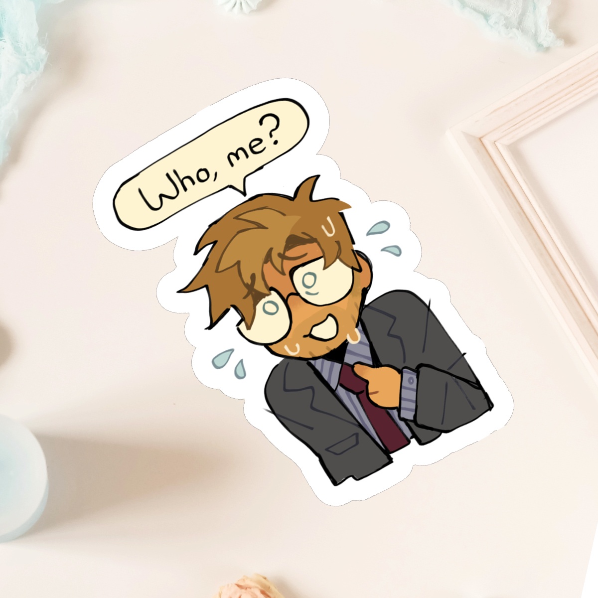 Grace Who, me? | Sticker
