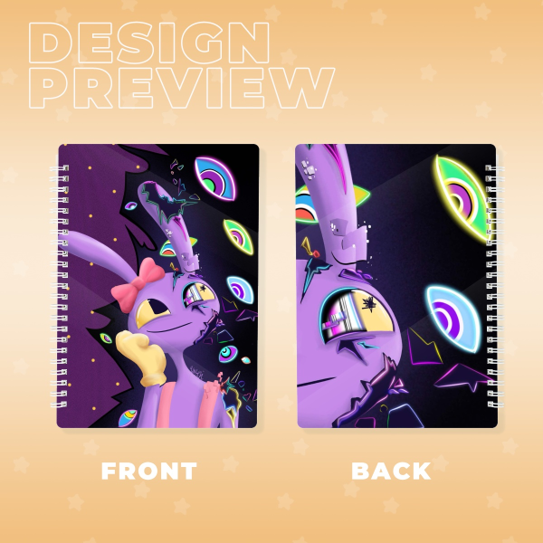 Jax ~ PVC Double-side Spiral Notebook A5