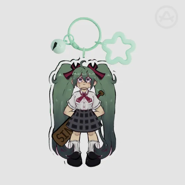 Rotten Girl Hatsune Miku (keychain)