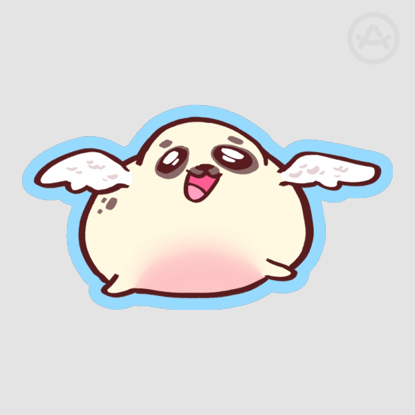Flying Seal Sticker