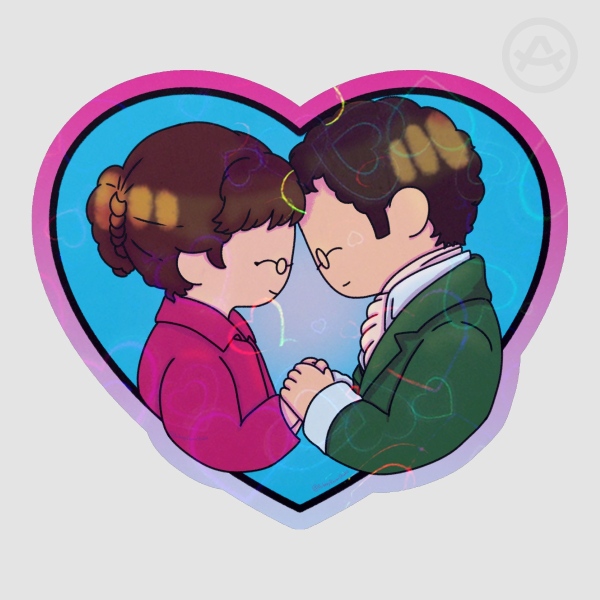 Mary and Tom Sticker