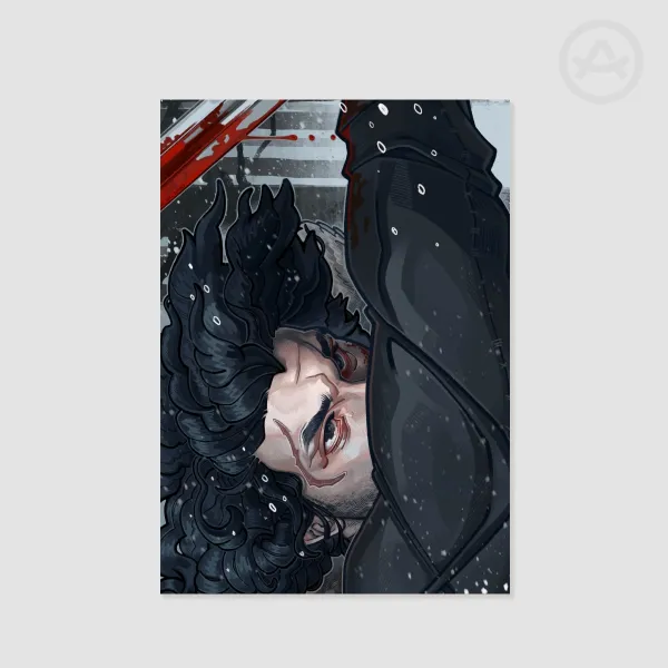 Fallen Angel Jon Snow Poster