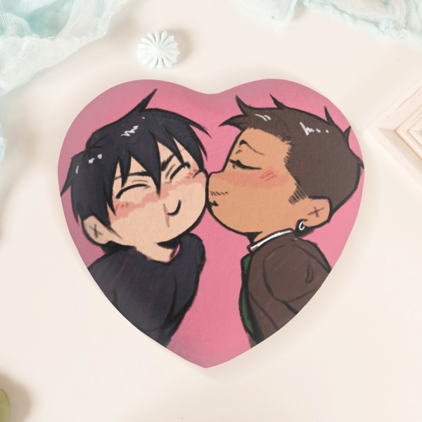 Heart ShiuToji Plush Badge