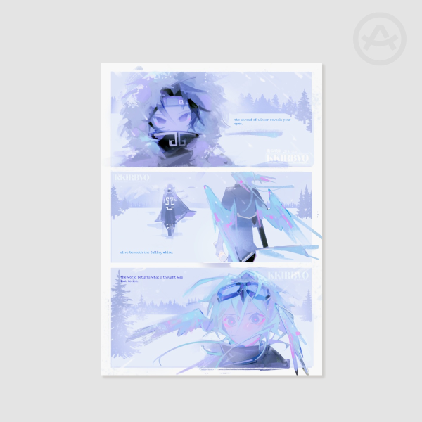 snow | odyssey duo poster print