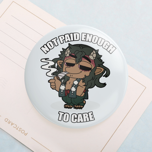 Relaxed Karaku- Button