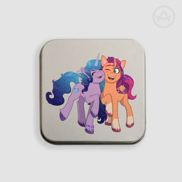 Izzy Moonbow and Sunny Starscout Metal Storage Box