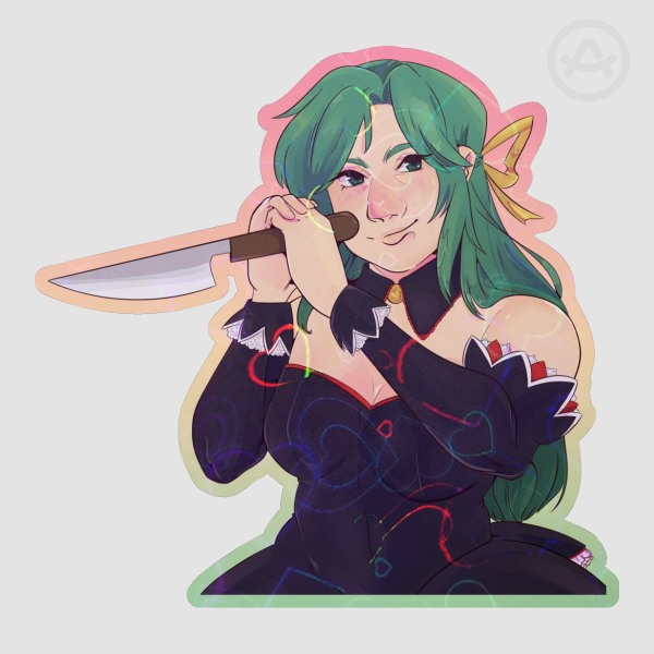 Service with a smile! Sticker