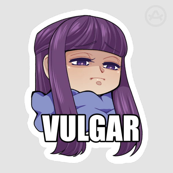 Fern's unfortunate reaction sticker