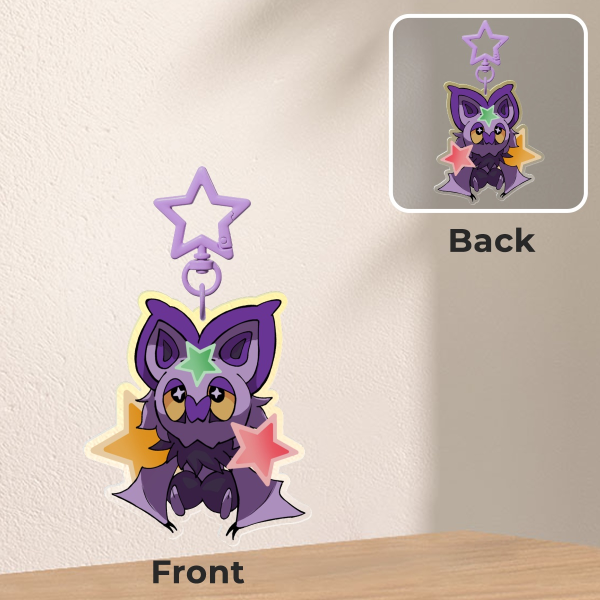 Starry Noibat keychain