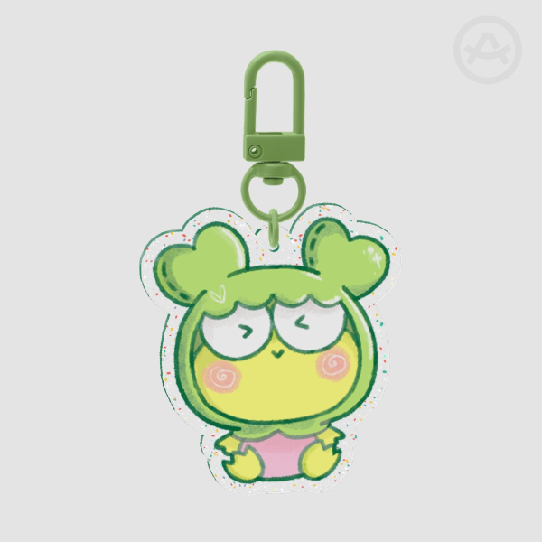TWICE JEONGYEON Glitter Acrylic Keychain