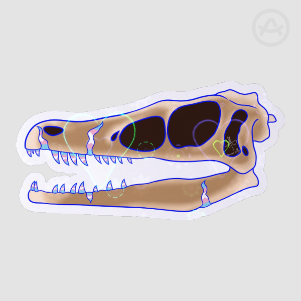 Velociraptor Trans (blue outline)