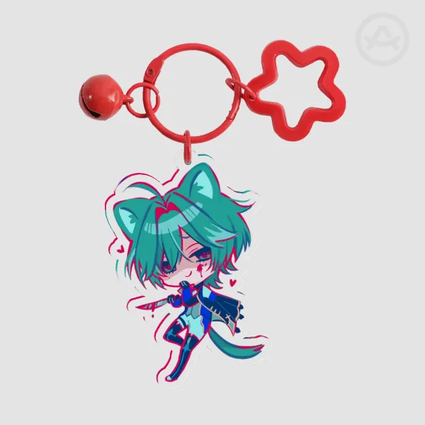Lohen Kitty Acrylic Keychain