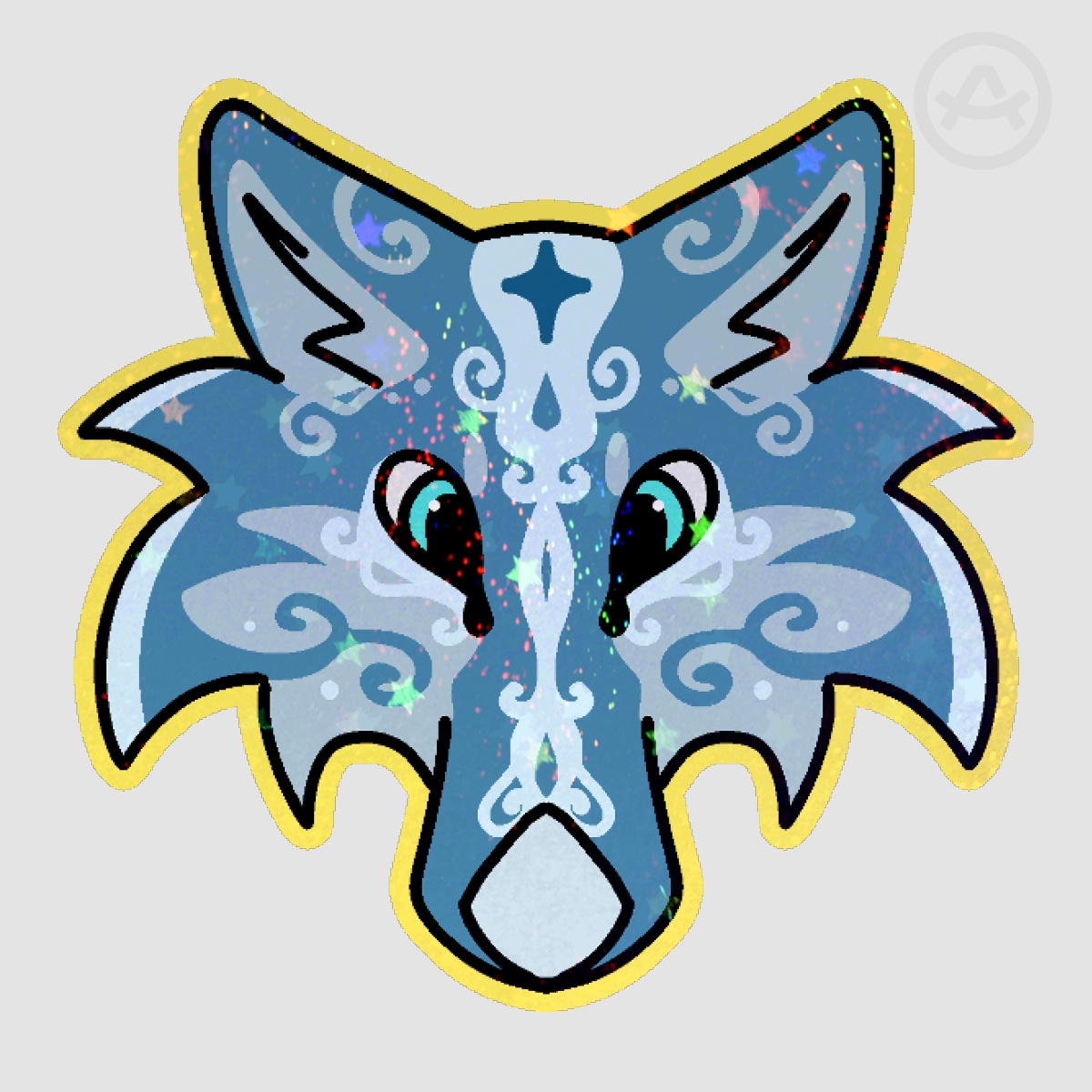 Seafoam wolf stickers limited special edition